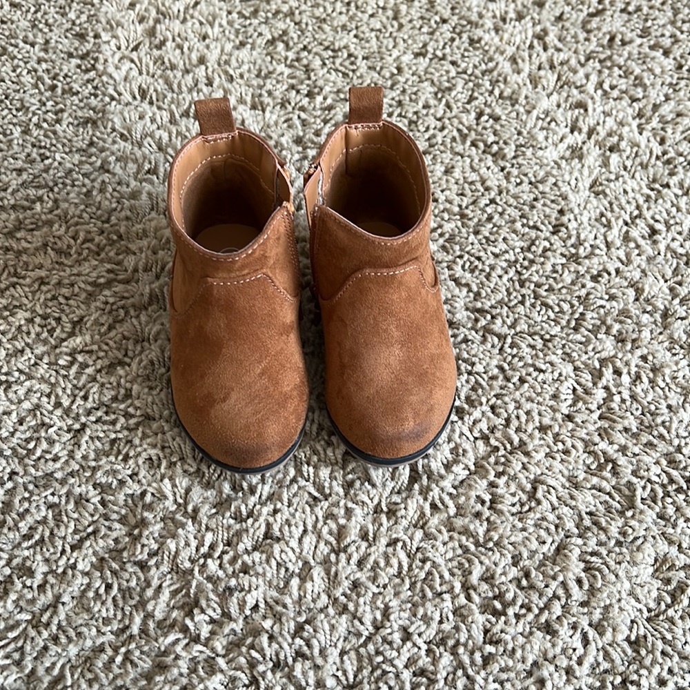 Toddler Tan Booties